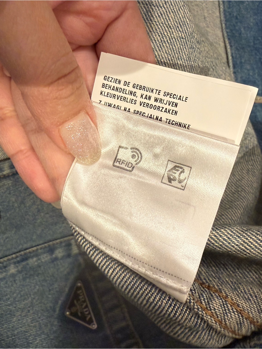 PRADA Cropped denim jacket - Picture 12 of 13